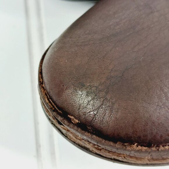 Naturalizer Causeway Brown Pebbled Leather & Suede Boots I157 - Picture 12 of 14